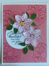 Floral essence birthday best wishes get well card kit of 10 made w/ Stampin' Up