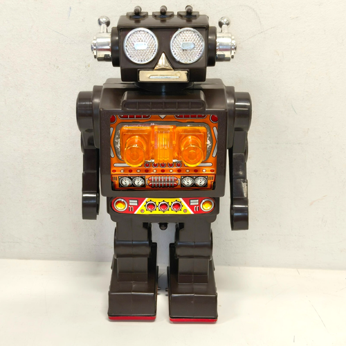 Vintage 1970's - Battery Operated Fighting Robot - Working - Boxed - Picture 9 of 14