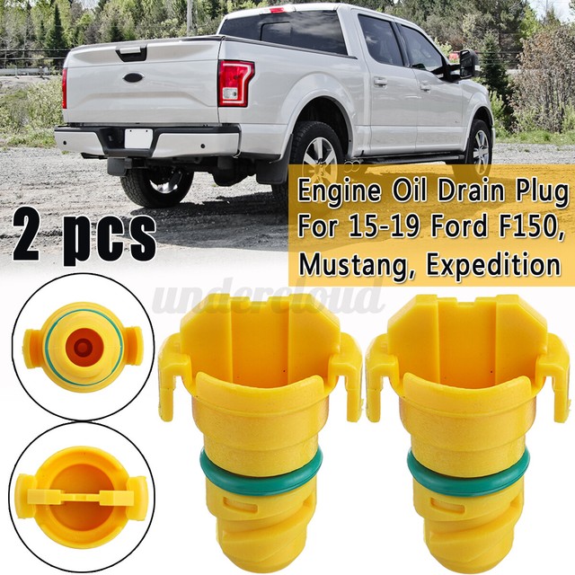 2x Engine Oil Drain Plug Fit For Ford F150 F150 Mustang Expedition