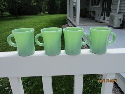 FIRE KING 6 oz.  SLIM CHOCOLATE  MUGS