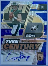 2022 Panini Donruss Elite Turn of the Century Autograph Carson Strong Rookie /10