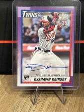 2025 Topps Update - 1990 Topps Baseball Auto DaShawn Keirsey Jr. #90B2-DKE (RC)
