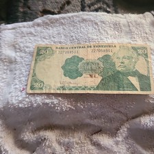 Venezuela 20 Bolivares 1992