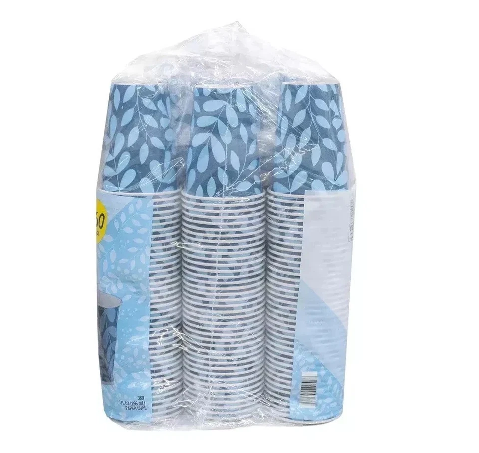 Taza fría de baño de papel impreso Member's Mark (9 oz., 360 ct.) excelente precio Foto 4 de 4