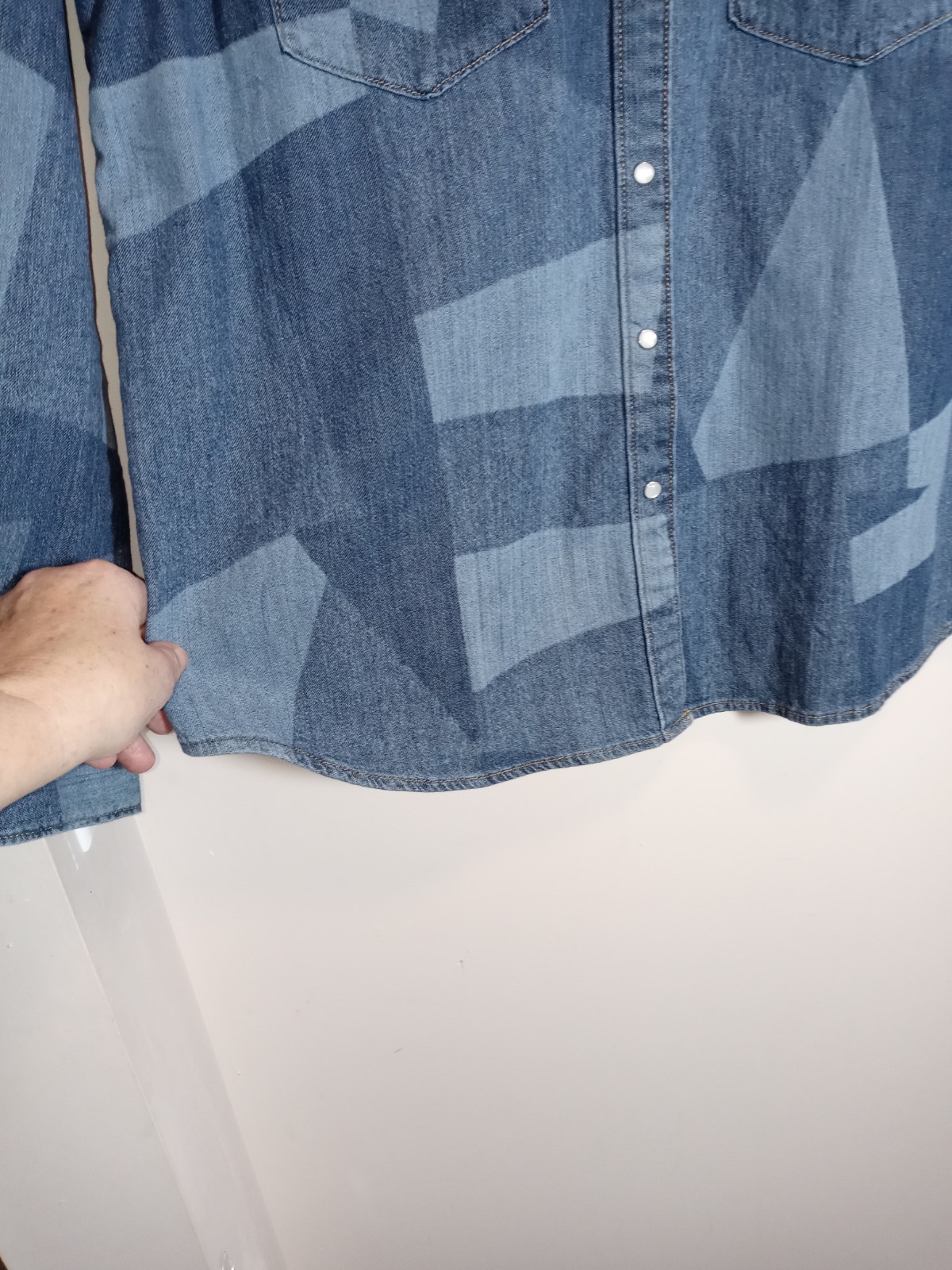 Levi's Dylan Oversized Western Patchwork Print De… - image 5