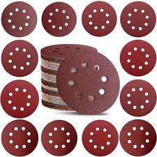 110pcs 5 Inch 8-Hole Sanding Discs Hook and Loop Sandpaper Discs 60 80 120 22... 0.18 per gallon