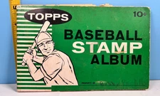 1962 Topps Baseball Stamp Album w/Stamps for Most Teams