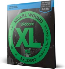 Nickel Wound Bass Guitar Strings 45-65 Super Light