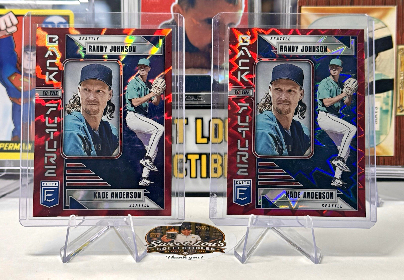 Randy Johnson / Kade Anderson Lot Of 2 2026 Panini Donruss Elite #1 - /49 & /79