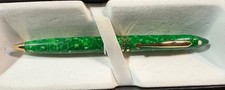 Sheaffer Balance II Jade Marble/GT Ballpoint - Brand-New! USA Made  Rare NO BOX