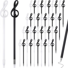 100 Pcs Music Note Pens Bulk Musical Ballpoint Pens Music Themed Party Favors...