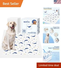 Leak-Proof Dog Pee Pads with Dolphin Print