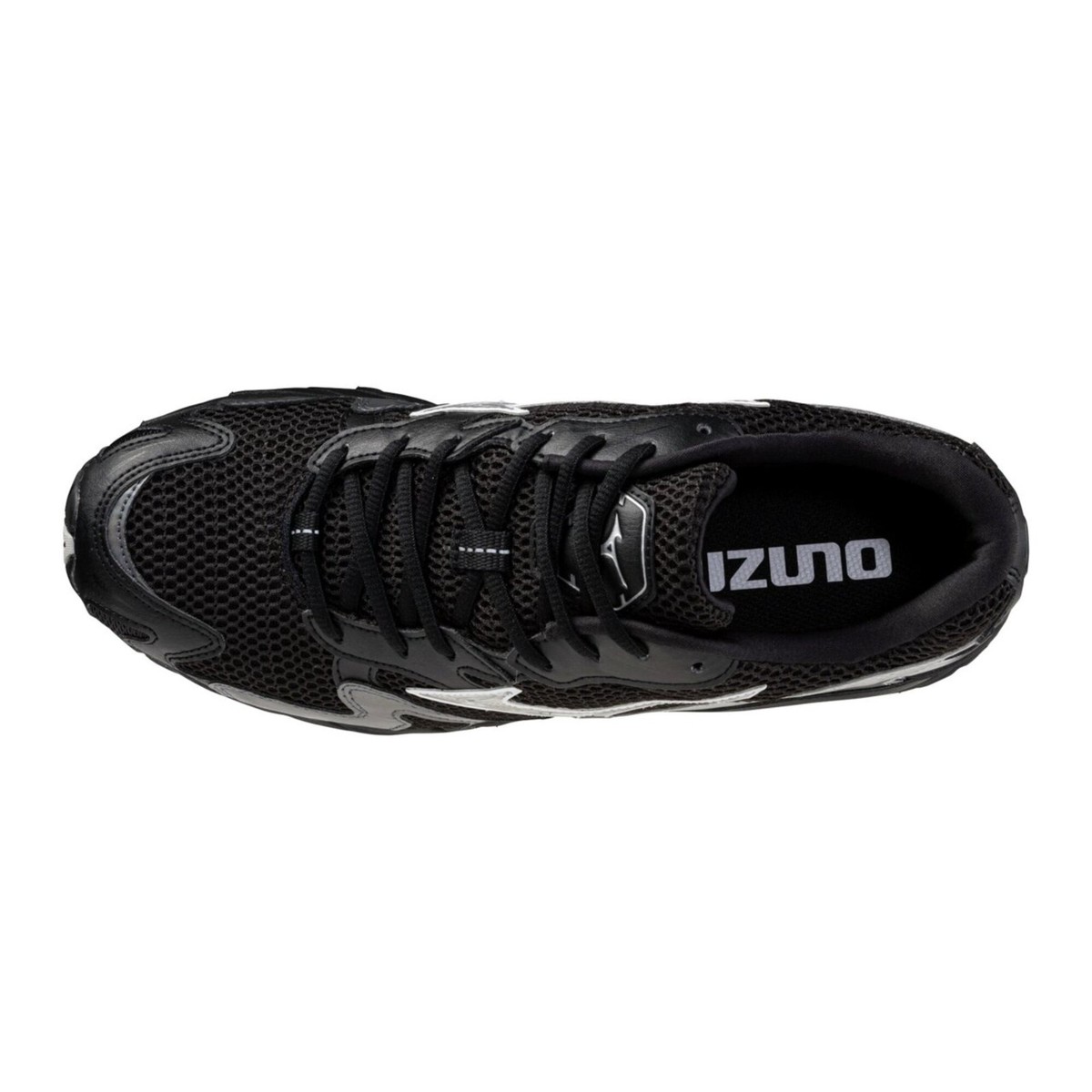 Mizuno Wave Rider 10 Black Metallic Silver D1GA243151 Men's Size