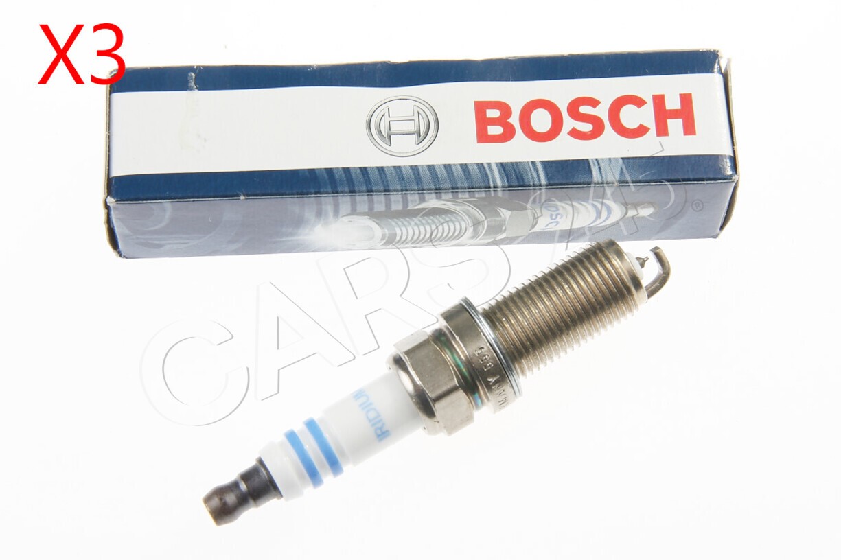 BOSCH 3x Spark Plug For CITROEN FIAT HYUNDAI INFINITI KIA LEXUS 92-21 0242236577