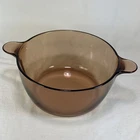 Pyrex Vision Ware NO LID 4.5L Vintage Corning Ware Amber Dutch Oven Pot USA