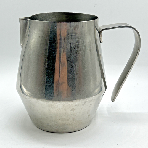 Milchaufschäumkrug 18/8 Edelstahl Ausgießer Griff 5 cm hoch - Bild 1 von 6
