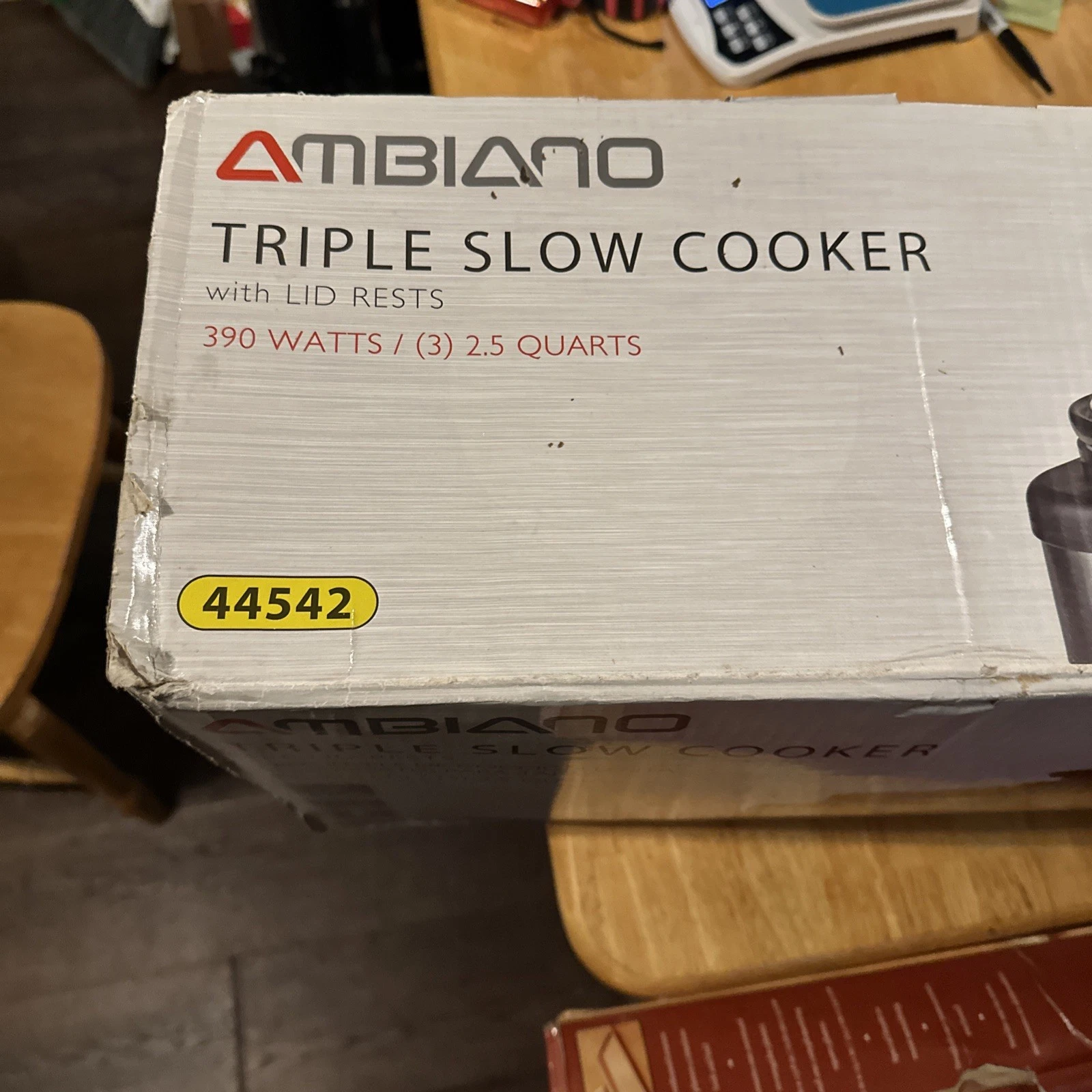 Ambiano Triple Slow Cooker 2.5 Qt Size