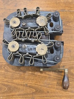 Antique Candy Ribbon Making machine Original PBL CO. Philip Benjamin Laskey MA.