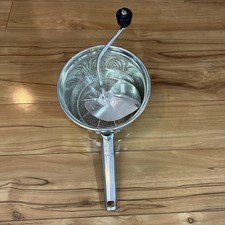 FOLEY 7" Food Mill No. 101 Hand Crank w/Bakelite Knob, 2 Quart, USA made, VTG