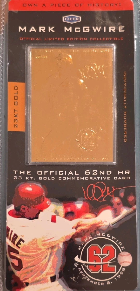Mark Mcgwire 23 Kt Gold for sale | eBay
