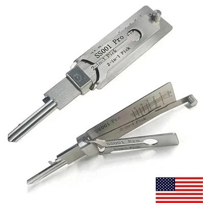 Hook And Pickup Tool Kit 2 In 1 Portable Lock Picking Set Ergonomic Handle - Image 1 of 4