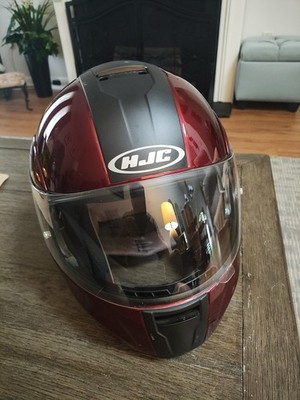 HJC Burgundy Helmet badass Bluetooth IS-MAX BT Size XXL (DOT)