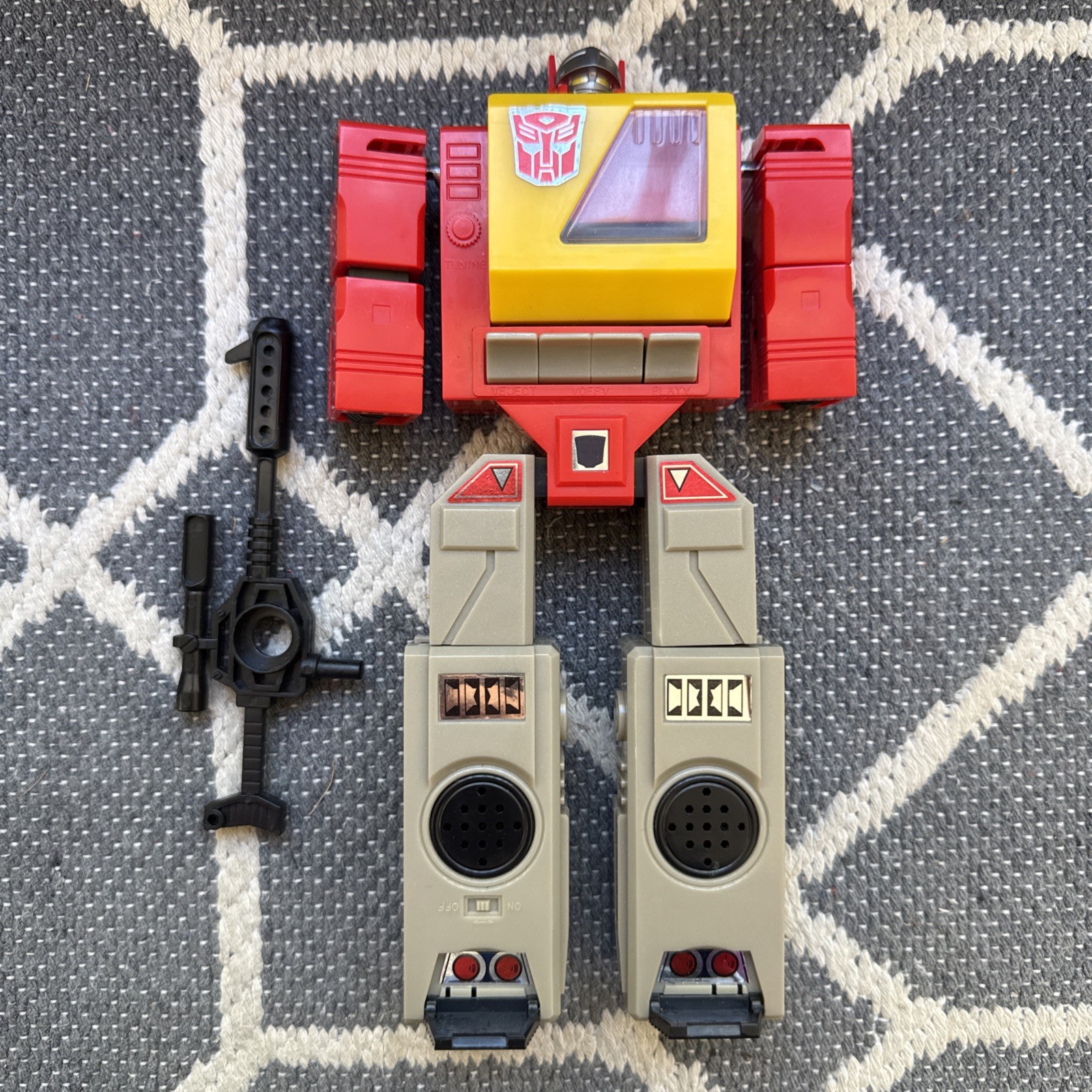 Blaster Complete 1985 Vintage G1 Transformers Boombox Action Figure Hasbro