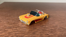 HTF AFX '57 Corvette Convertible Slot Car Body, Vibrant Paint, Chrome Wear