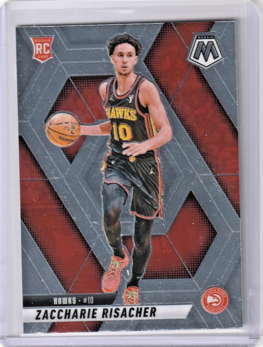 ZACCHARIE RISACHER 2024-25 PANINI MOSAIC #213 RC ROOKIE HAWKS