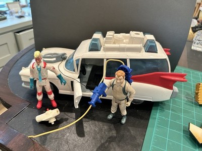 Original Ghostbusters Ecto-1 Ambulance & 2 Figures. Sold As Is- Doors Work 14x6 
