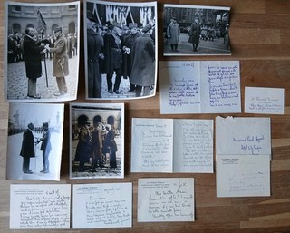 GENERAL GOURAUD Annee 1920/30 Lot photographies / Cartes de visites signées