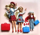 🤍 Barbie 🤍 1995 Vintage Travelin Sisters Gift Set Skipper, Stacie & Kelly Doll