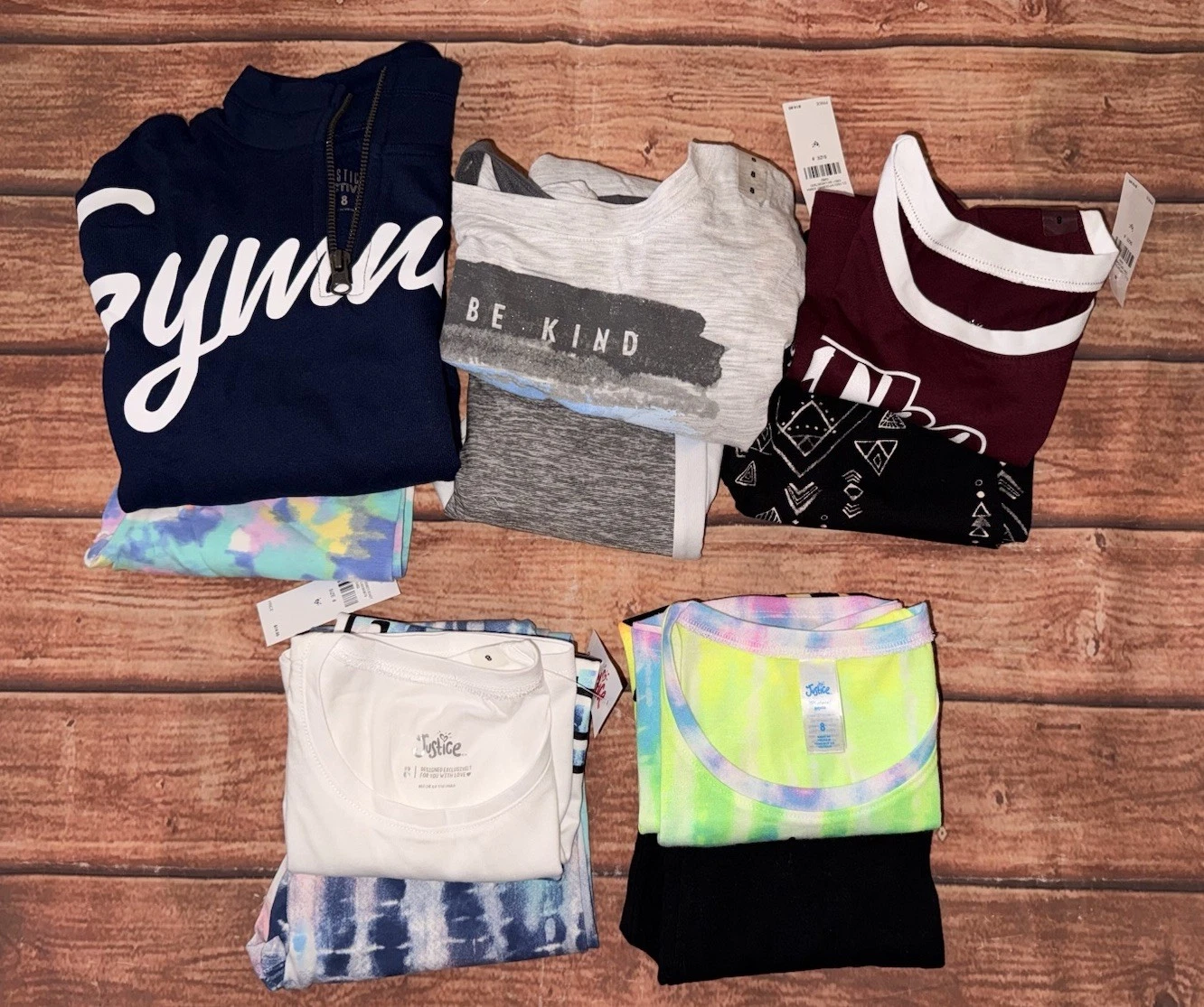 Justice Girls Spring Summer FallClothes/Outfits/Sets Lot Size 8