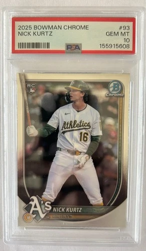 2025 Bowman Chrome Nick Kurtz RAW