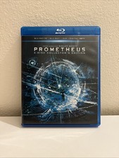 Prometheus 3D Blu Ray 4 Disc Set - Alien Sci Fi Action Horror - Ridley Scott