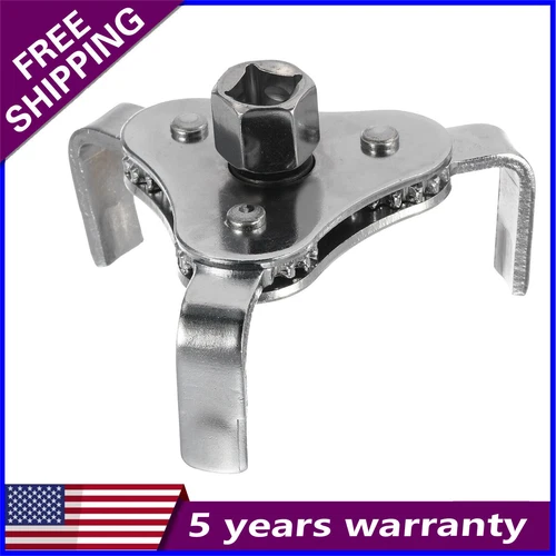 Universal Heavy Duty 2 Way Oil Filter Wrench Remover Tool Fully Adjustable 3 Jaw