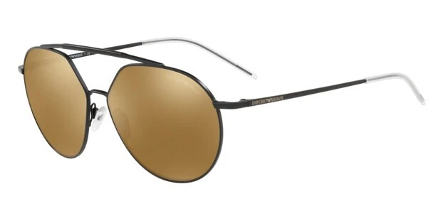 Gafas de sol para hombre EMPORIO ARMANI EA2070 30017D Mt negro marrón espejo bronce 59 mm Foto 2 de 2