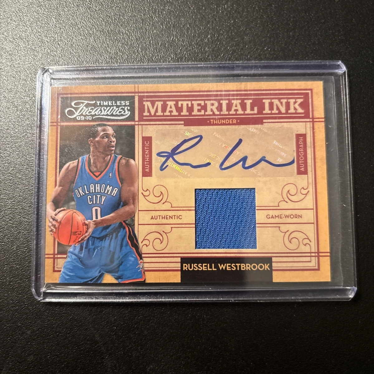Panini Russell Westbrook Basketball Autographed Sports Trading