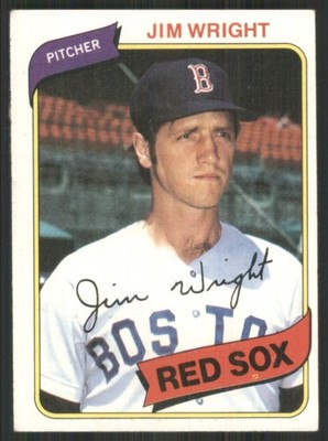 1980 Topps #524 Jim Wright Boston Red Sox 47104