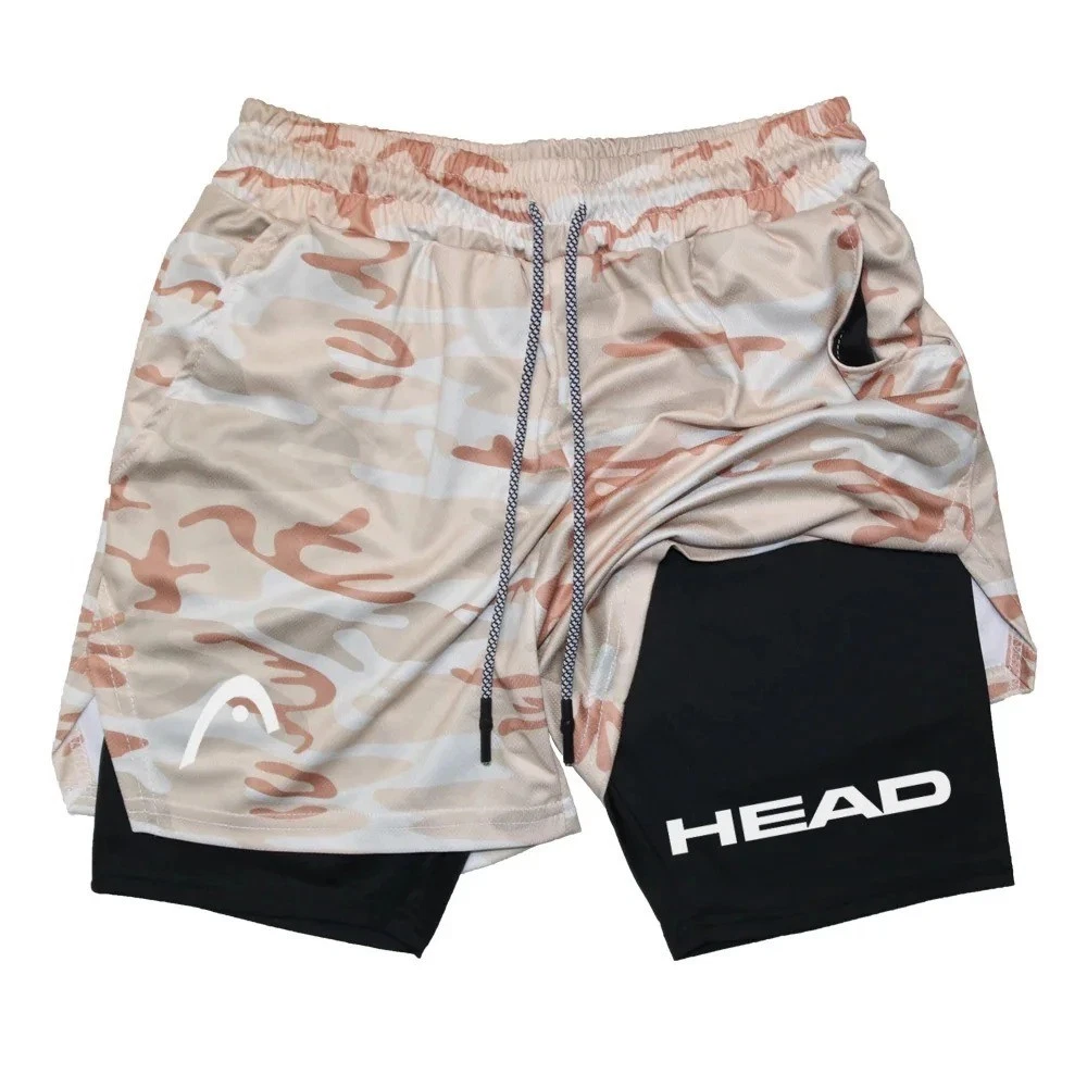 Berserk Anime Men 2 in 1 Running Shorts Quick Dry Gym Training Fitness