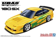 Aoshima 1/24 1996 Nissan 180SX RPS13 Tuned Custom URAS V1 Wheel Model Kit