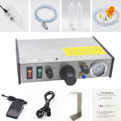 AD-982 Imported Semi-Automatic Glue Dispenser Machine For AB Glue Solder Paste
