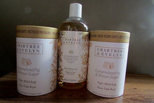 Crabtree  Evelyn caramelized fig brown sugar Soap  shower gel