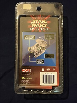 1999 Star Wars Episode I R2D2 Die-Cast Watch NEW Hope Industries