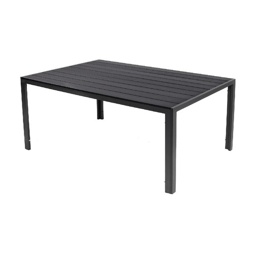 Gartenmöbel Set Alu Tisch 7-tlg. 6x Stapelsessel Gartenset Sitzgruppe Essgruppe - Bild 14 von 27