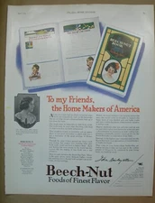 1924 Big ad Beech-Nut foods finest flavor - Neptune Lowe Brothers paint varnish