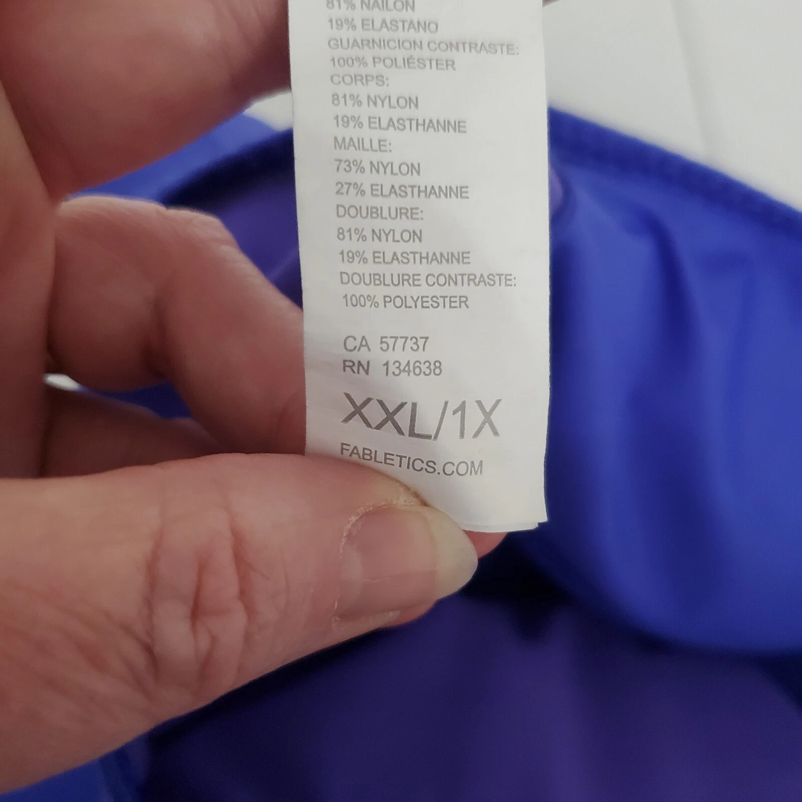 fabletics trinity high impact padded active gym tank-bra