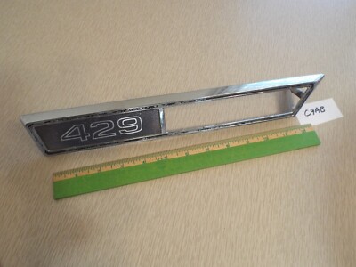 RH 429 Engine Badge 1969 Ford Galaxie XL GT/Custom 500/LTD/Country