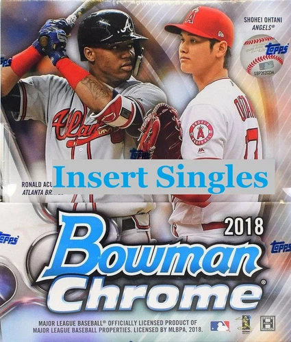 2018 Bowman Chrome Birthday, Hashtag, Rookie Of The Year, Scout Top 100, Talent 