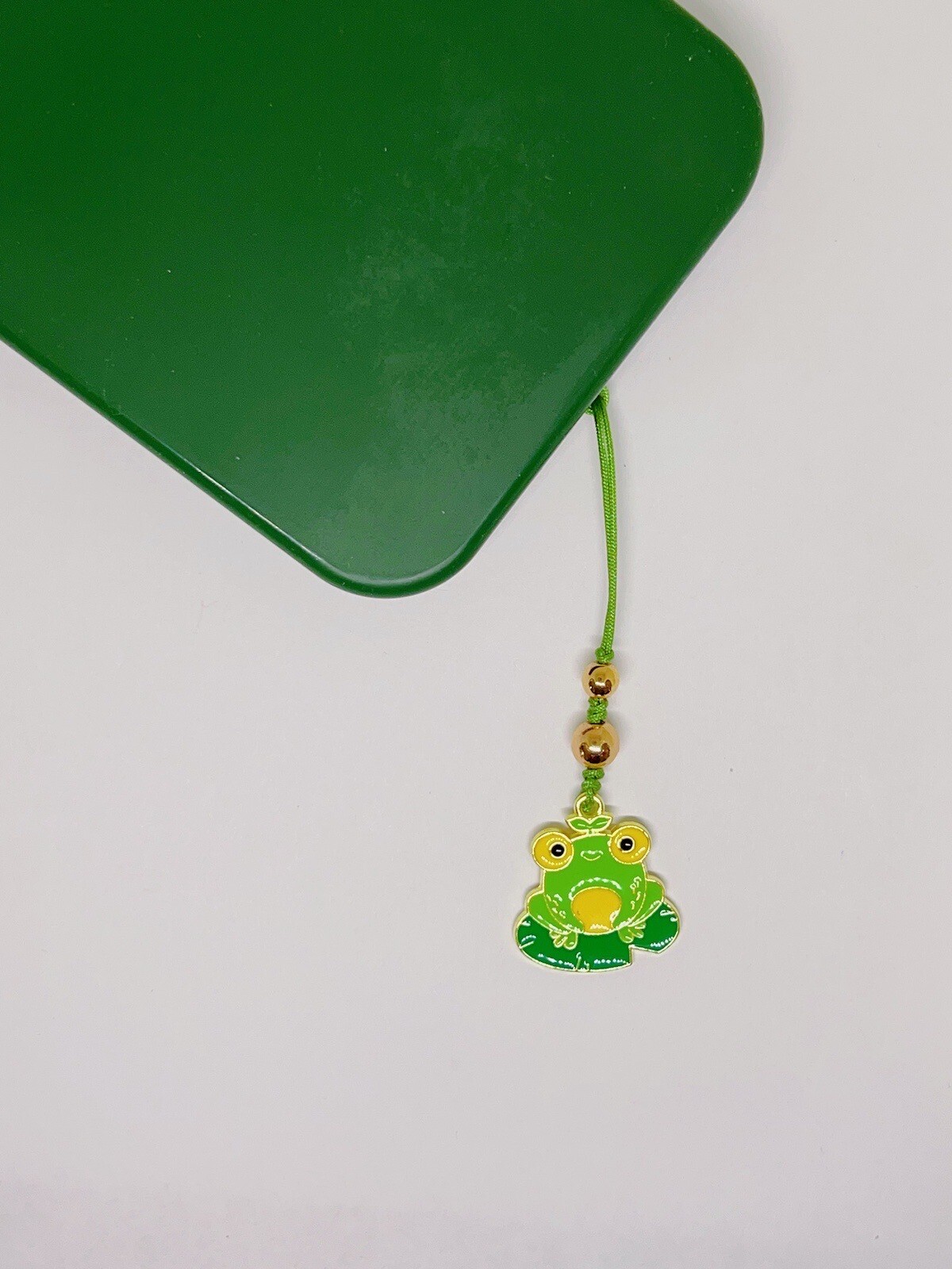 Frog Phone Charm, Cartoon Frog Phone Charm, Frog Bag Charm